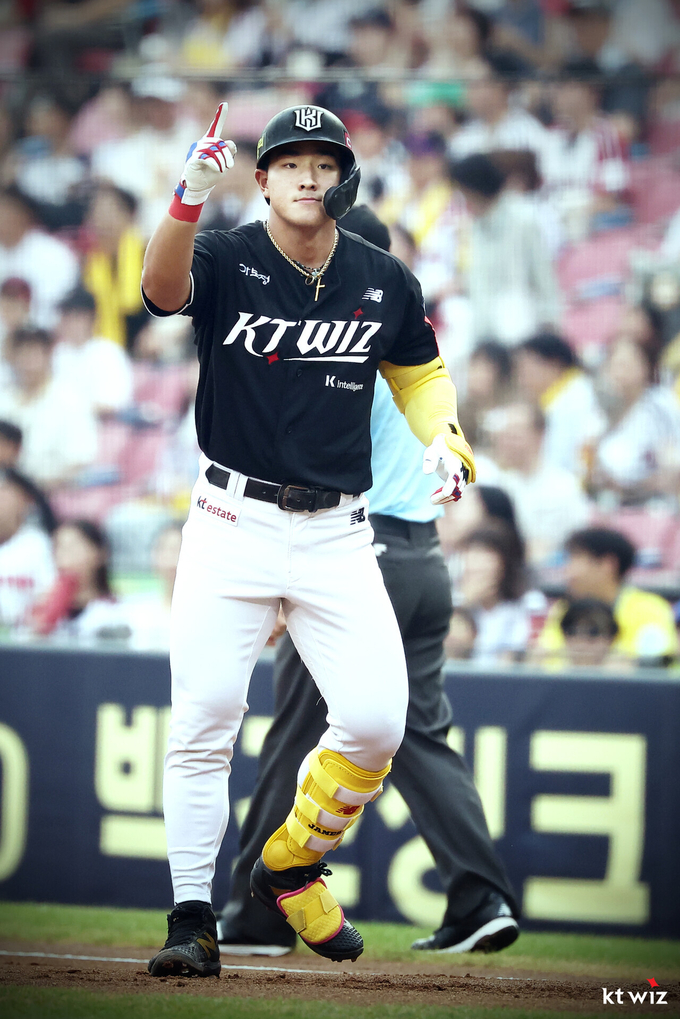 KT 위즈 안현민. (사진=KT 위즈 제공)