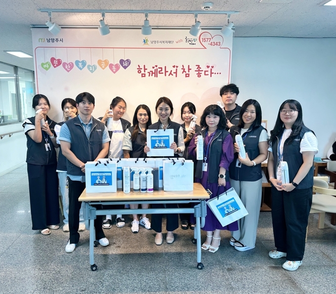 동부희망케어센터가 기후변화 취약계층 587가구를 대상으로 ‘기후변화 대책사업’을 진행하고 있다. (사진=남양주시 제공)