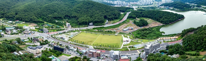 백운호수 전경(사진=의왕시 제공)