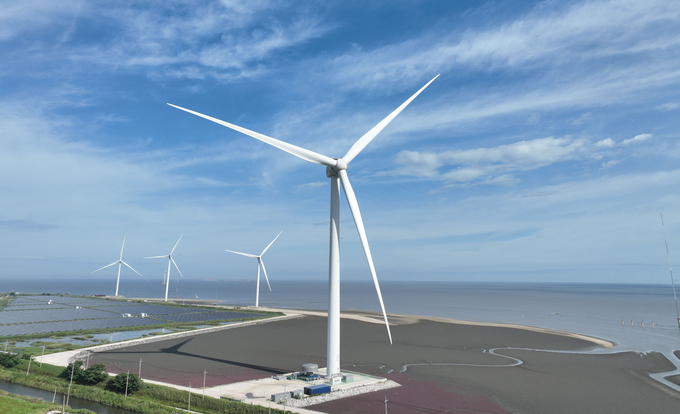두산에너빌리티 10MW 해상풍력발전기. (사진=두산에너빌리티 제공)