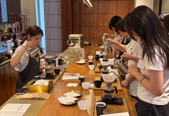 지난 20일 남양유업이 가족돌봄청년을 위한 ‘바리스타 직무체험’ 교육을 시작했다. (사진=남양유업 제공)