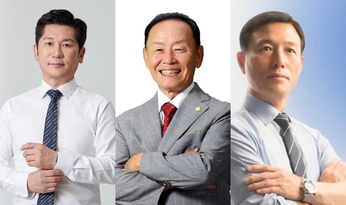 (왼쪽부터) 서정호 후보, 이규생 후보, 강인덕 후보. ( 사진 = 경기신문 DB )