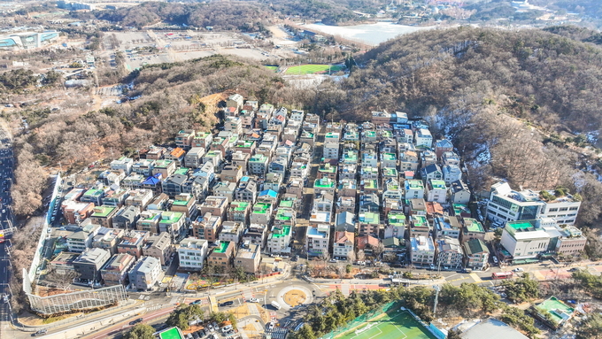 과천시 문원동 공원마을 전경. (사진=과천시 제공)