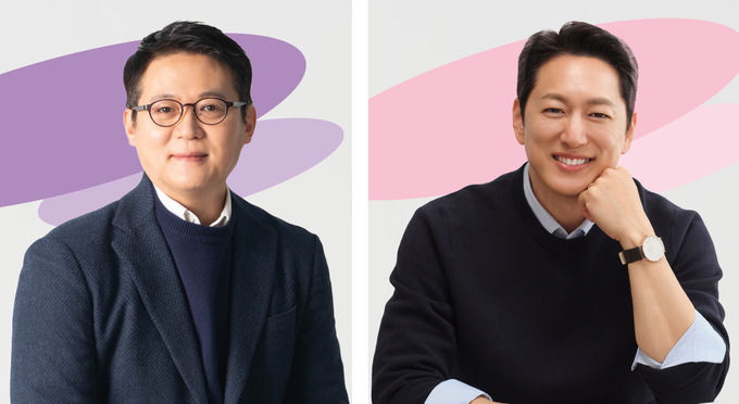 하트풀 특강 강연자 김경일 아주대학교 교수와 한석준 아나운서. (사진=재능교육 제공)