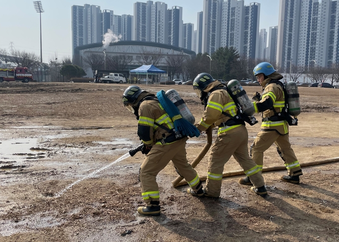 남양주소방서는 오는 10일부터 12일까지 3일간 현장활동 대원을 대상으로 ‘2025년 하반기 소방전술훈련 평가’를 실시한다.(사진=남양주소방서 제공)
