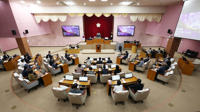 안양시의회 본회의장. (사진=안양시의회 제공)