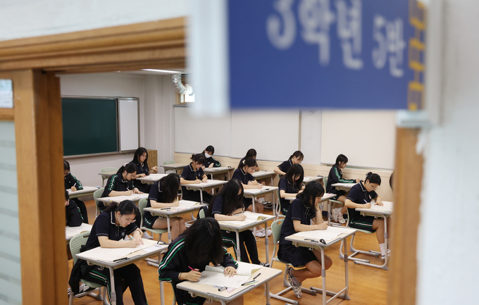  9월 모의평가 현장. (사진=연합뉴스)