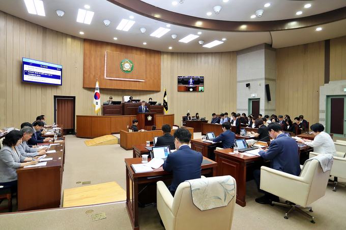 의왕시의회가 9일 제314회 임시회를 개회했다. (사진=의왕시 제공)