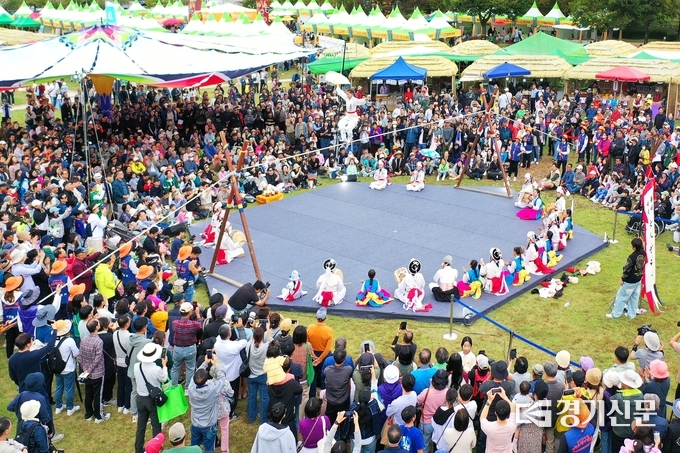 2024년 안성맞춤 남사당 바우덕이 축제 현장. (사진=안성시 제공)