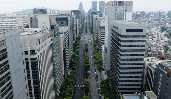 지난 8월 3일 서울 강남구 테헤란로 모습. (사진=연합뉴스 제공)
