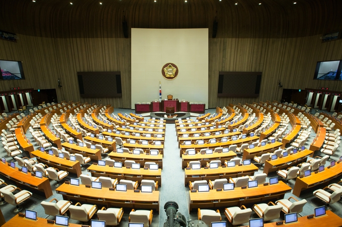 국회 본회의장 전경 (사진=국회 제공)