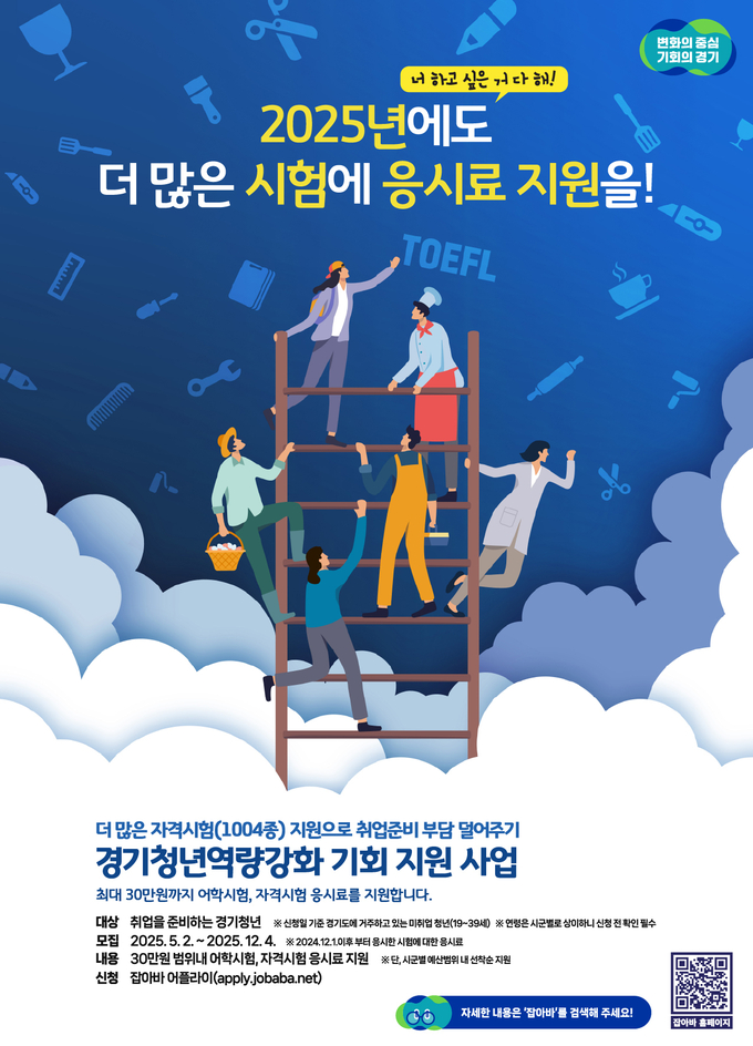 '경기청년 역량강화 기회 지원' 사업 홍보물. (사진=경기도 제공)