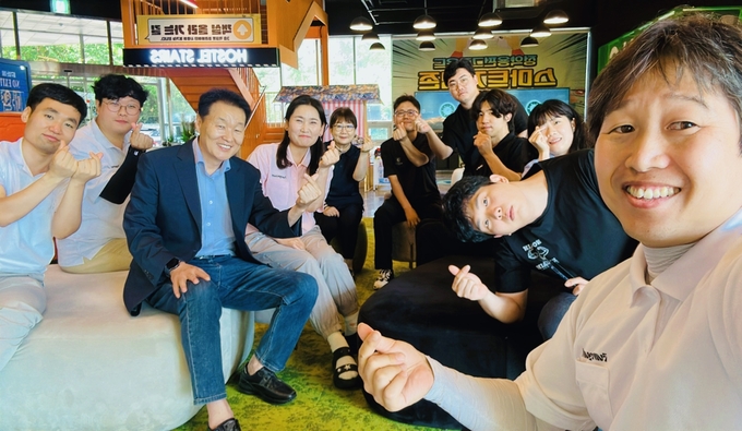 이계문 사장과 정약용 펀그라운드 직원들 (사진=남양주도시공사 제공)