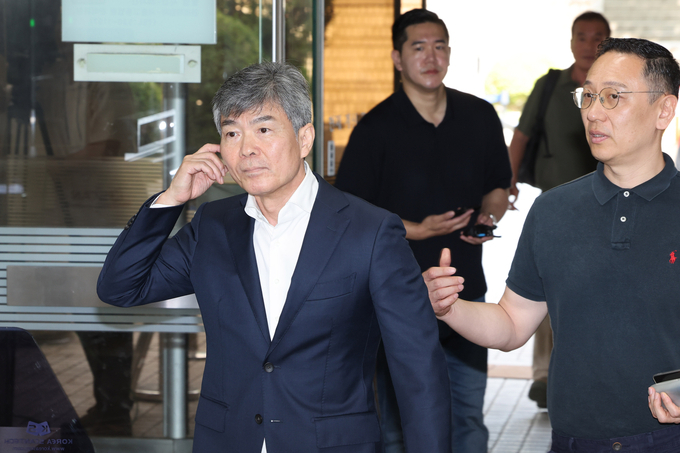 김건희 여사의 최측근으로 알려진 이종호 전 블랙펄인베스트 대표가 지난 7월 5일 영장실질심사를 받기 위해 서울중앙지법에 출석한 모습. (사진=연합뉴스)