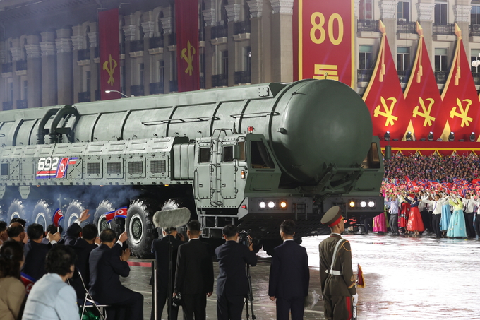 <strong> </strong>지난 10일 북한이 평양 김일성광장에서 노동당 창건 80주년을 맞아 열병식을 개최했다. (사진=연합뉴스)
