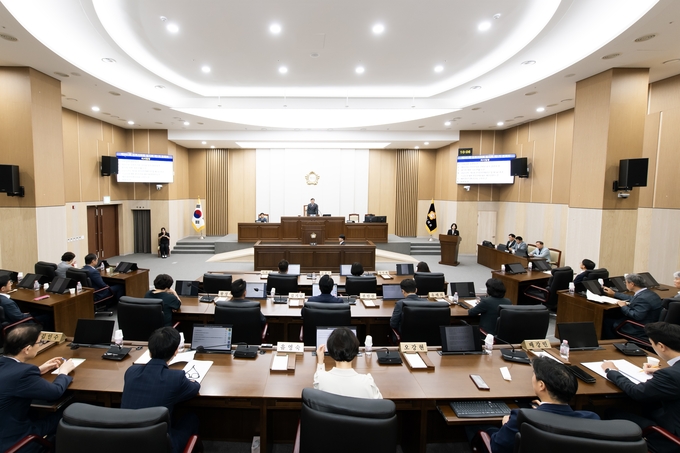 김포시의회 지난 임시회 모습. (사진=김포시의회 제공)