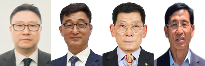 (왼쪽부터) 정재희·이재원·김만진·김선옥 수상자. (사진=군포시 제공)