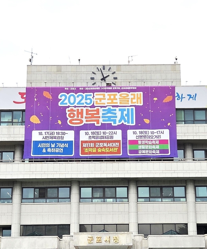 군포시청 전경. (사진=군포시청 제공)