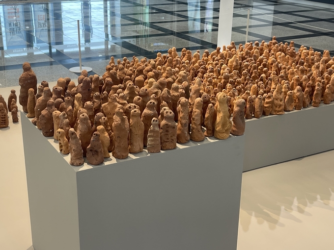 안토니 곰리, 아시아의 땅, 2023. (사진=류초원 기자) 