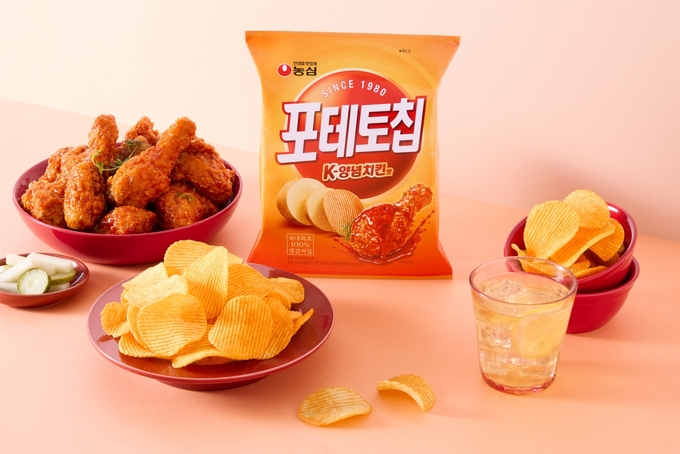 농심 ‘포테토칩 K-양념치킨맛’. (사진=농심 제공)