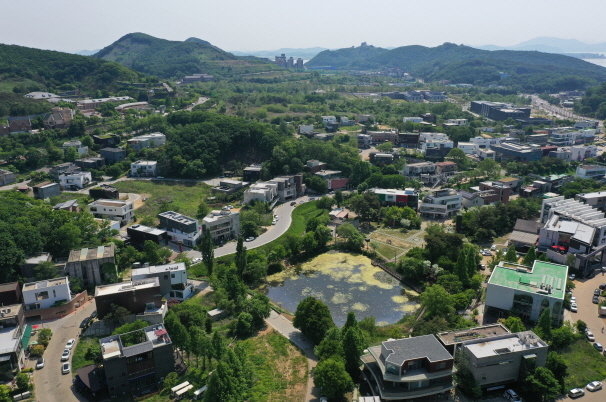 통일동산관광특구 내 헤이리예술마을 전경. (사진=파주시 제공)<br>
 