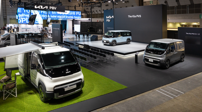 기아, PV5 앞세워 일본 EV 밴 시장 진출 선언