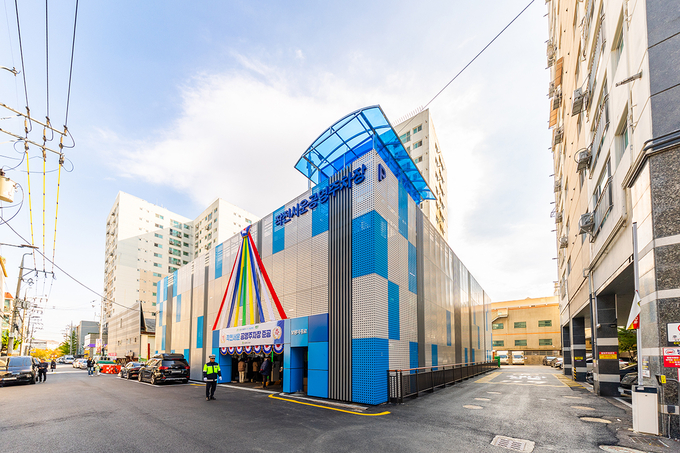 계양구 작전동 서운근린공원 일대에 조성한 공영주차장. ( 사진=계양구 제공 )