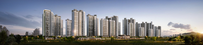 운정 아이파크 시티 조감도. (이미지=HDC현대산업개발 제공)