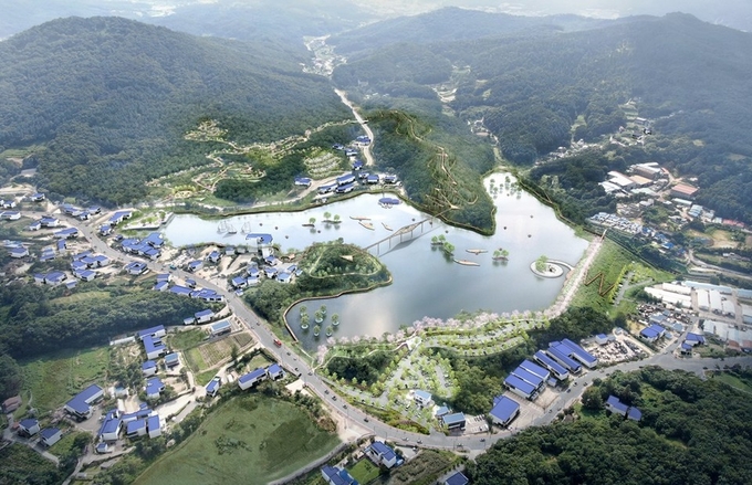 포천시 소흘읍 고모리 호수공원 전경. (사진=포천시 제공)