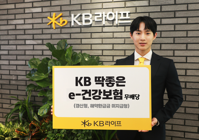 KB라이프, 온라인 전용 ‘e-건강보험’ 출시···디지털 보장 시장 공략