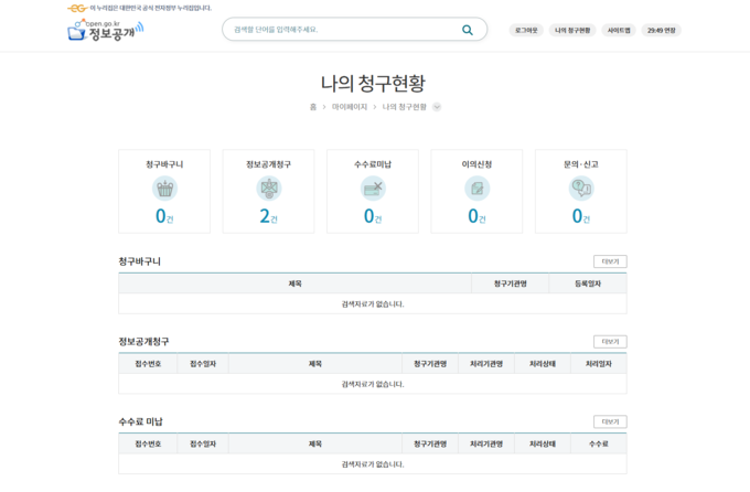 국정자원 화재로 자취 감춘 인천지역 민원인 신청 내역들