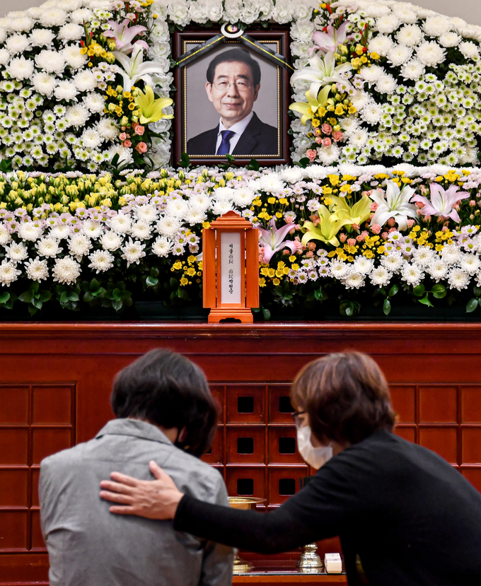 고 박원순 서울시장의 빈소 (사진=연합뉴스)