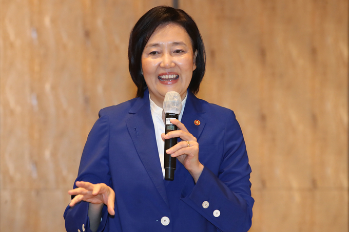 간담회 참석한 박영선 장관 (사진=연합뉴스)