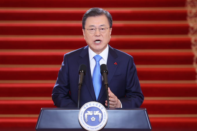 신년사 하는 문 대통령 (사진 = 연합뉴스 제공)