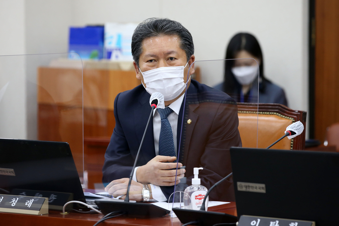 발언하는 정청래 의원. (사진=연합뉴스 제공)