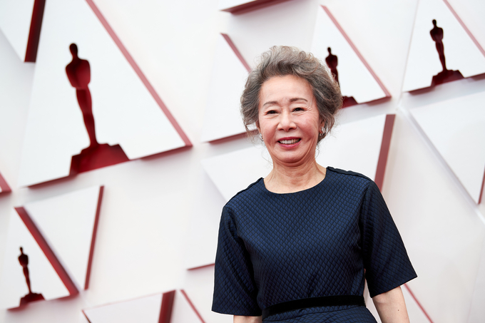 아카데미 시상식 참석하는 배우 윤여정. (사진=오스카 홈페이지)