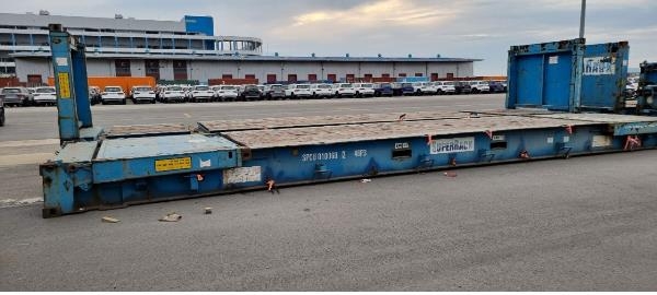 지난 4월 22일 평택항 신컨테이너 터민널 부두에서 개방형 화물 컨테이너(FRC) 날개에 하청업제 청년 노동자 故 이선호(23·남) 씨가 깔려 숨진 현장의 모습. (사진=故 이선호 군 산재사망사고 대책위원회)