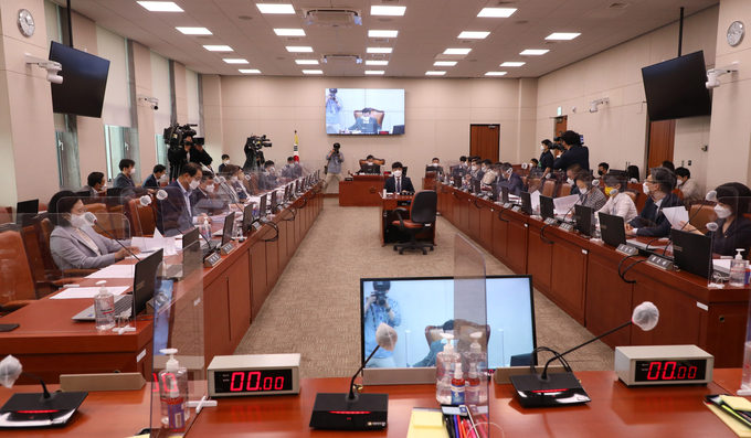 국회 산자위 손실보상법 입법청문회 실시계획서 채택