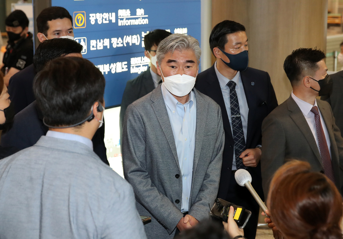 '북핵 협상 총괄' 성 김 미국 국무부 대북특별대표 입국.(사진=연합뉴스)