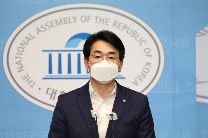 대선 관련 기자회견하는 박용진 의원. (사진=연합뉴스 제공)