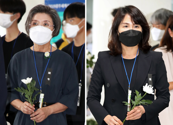 김홍빈 대장 분향소 찾은 이낙연·이재명 부인 (사진 = 연합뉴스 제공)