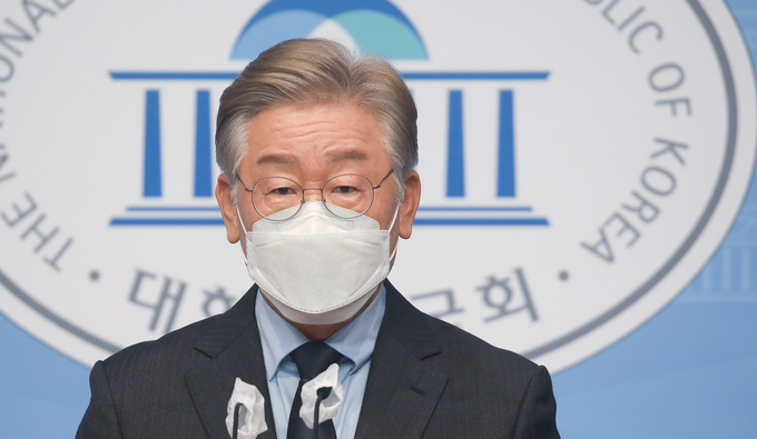 네거티브 중단 선언한 민주당 이재명 대선 예비후보 (사진= 연합뉴스 제공)