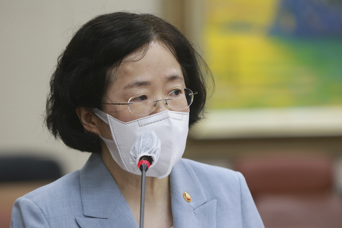 5일 국회 정무위원회 공정거래위원회 국정감사에 참석한 조성욱 공정거래위원장의 모습. (사진=연합뉴스)