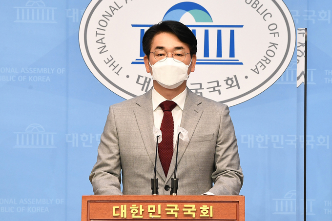 '지역발전 공모제도' 공약 발표하는 박용진 (사진 = 연합뉴스 제공)