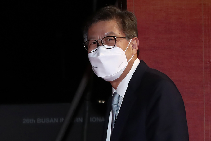 박형준 부산시장, 부산국제영화제 참석 (사진 = 연합뉴스 제공)