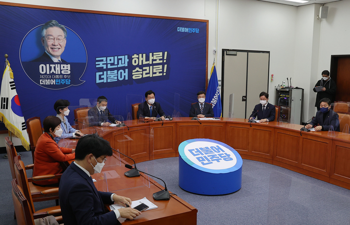 발언하는 민주당 송영길 대표 (사진 = 연합뉴스 제공)