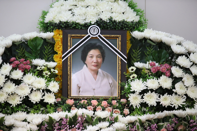 이한열 열사 모친 배은심 여사 빈소. (사진=연합뉴스)