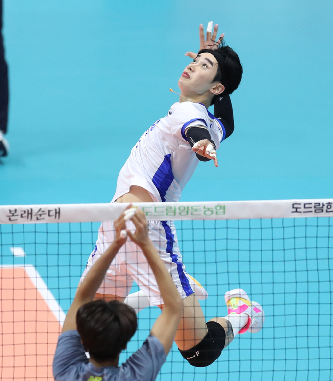 세상을 떠난 삼성화재 레프트 故 김인혁 선수. (사진=연합뉴스 제공)