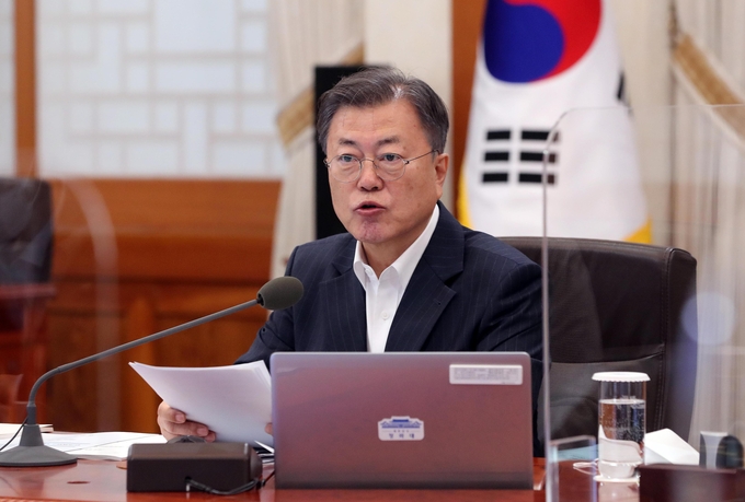 발언하는 문재인 대통령