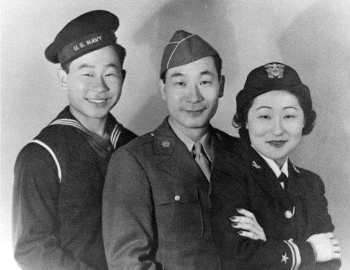 도산 안창호 선생의 자녀들. 왼쪽부터 안필영, 안필립, 안수산 선생. (사진=국가보훈처 제공)